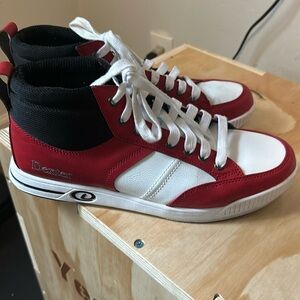Dexter Men’s Dave Hi Top Black Red Whiter Bowling Shoes size 11